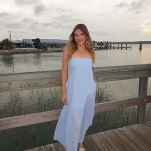 Light Blue Maxi Dress